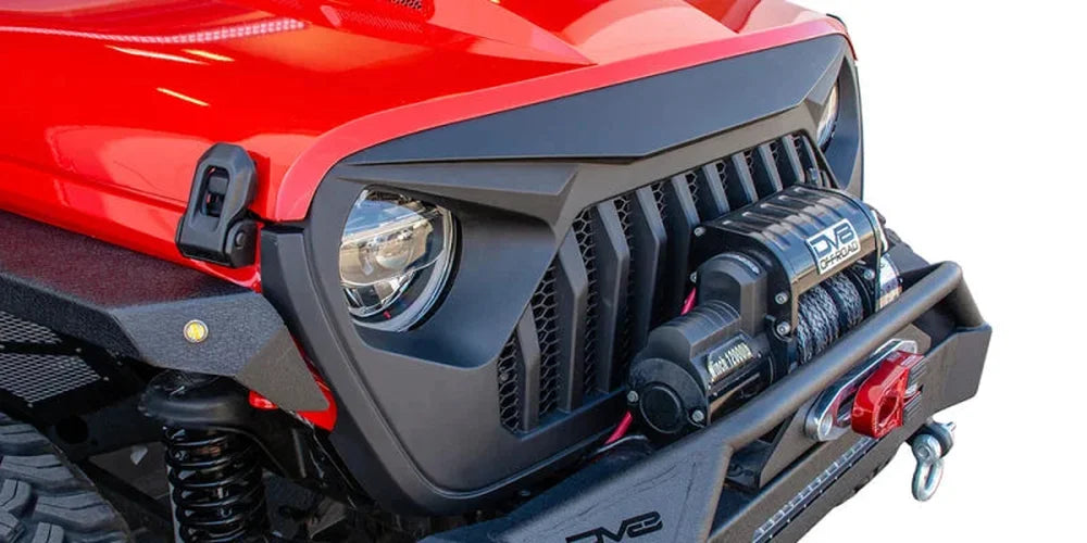 DV8 Offroad 2018+ Jeep JL/ Gladiator Angry Grill - Additional View 9