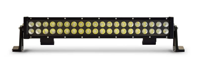 DV8 Offroad BRS Pro Series 20in Light Bar 120W Flood/Spot 3W LED - Black - Side View