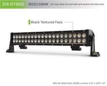 Load image into Gallery viewer, DV8 Offroad BRS Pro Series 20in Light Bar 120W Flood/Spot 3W LED - Black - Additional View 9