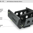 Load image into Gallery viewer, DV8 Offroad 2019+ Jeep Gladiator Bedside Sliders - Additional View 12