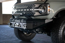 Load image into Gallery viewer, DV8 Offroad Bull Bar Add-On For DV8 Ford Bronco Bumpers - Fits 13in Elite Series Light Bar - Installation View