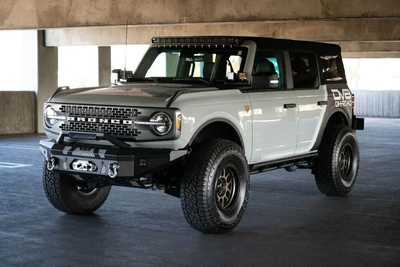 DV8 Offroad Bull Bar Add-On For DV8 Ford Bronco Bumpers - Fits 13in Elite Series Light Bar - Additional View 7