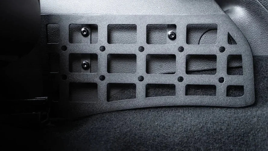 DV8 Offroad 18-23 Jeep Wrangler Center Console Molle Panels - Back View