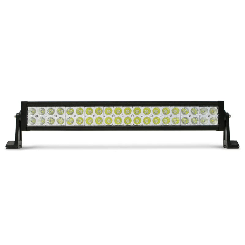 DV8 Offroad Chrome Series 20in Light Bar 120W Flood/Spot 3W LED - Side View