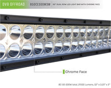 Load image into Gallery viewer, DV8 Offroad Chrome Series 50in Light Bar 300W Flood/Spot 3W LED - Back View
