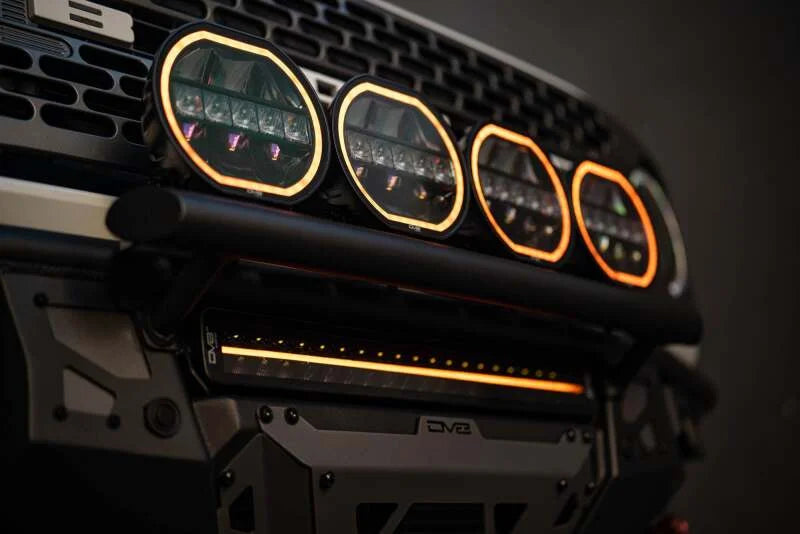 DV8 Offroad Elite Series 20in Dual Row Light Bar w/ Accent Light - Additional View 9