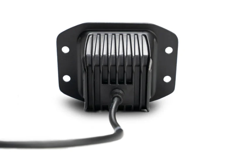 DV8 Offroad Elite Series 3in Cube LED Light 40W Spot 3W LED - Side View