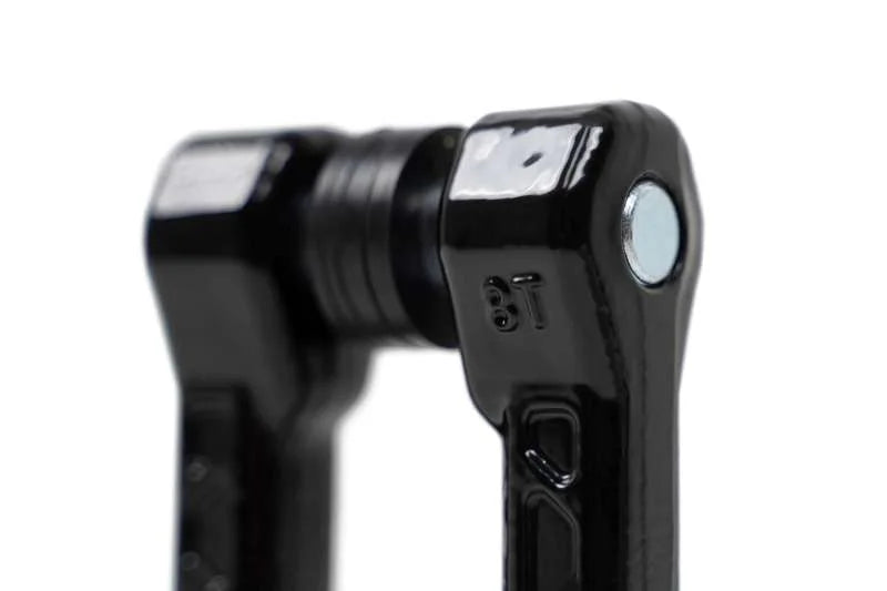 DV8 Offroad Elite Series D-Ring Shackles - Pair (Black) - Back View