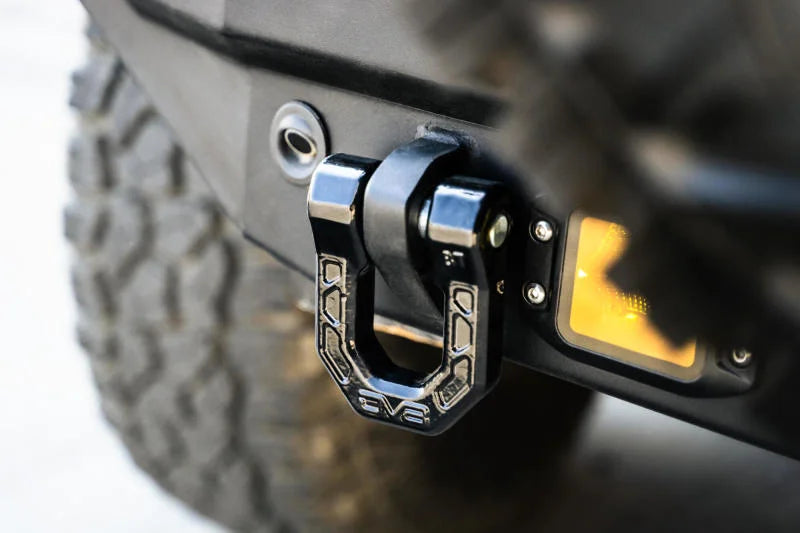 DV8 Offroad Elite Series D-Ring Shackles - Pair (Black) - Additional View 7