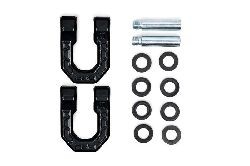 DV8 Offroad Elite Series D-Ring Shackles - Pair (Black) - Additional View 8
