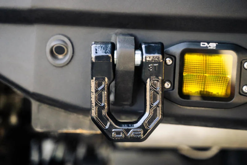 DV8 Offroad Elite Series D-Ring Shackles - Pair (Black) - Additional View 9