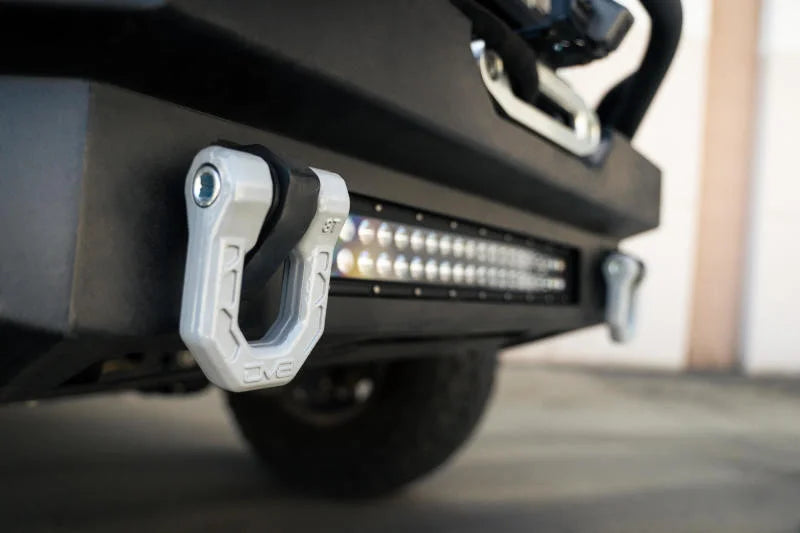 DV8 Offroad Elite Series D-Ring Shackles - Pair (Gray) - Main Product View