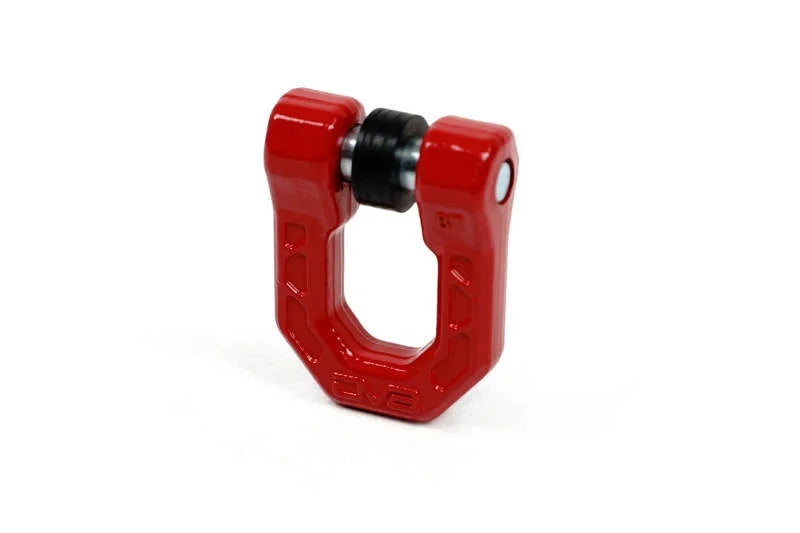 DV8 Offroad Elite Series D-Ring Shackles - Pair (Red) - Additional View 7