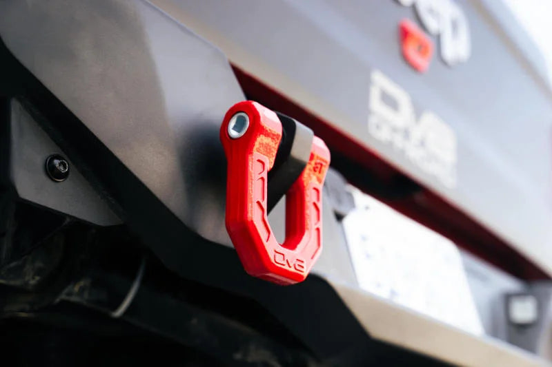 DV8 Offroad Elite Series D-Ring Shackles - Pair (Red) - Additional View 15
