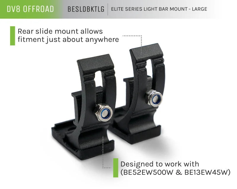 DV8 Offroad Elite Series Light Bar Mount for BE20EW105W - Additional View 7