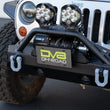 Load image into Gallery viewer, DV8 Offroad Fairlead Mounted Flip-Up License Plate Bracket - Main Product View