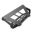 Load image into Gallery viewer, DV8 Offroad Fairlead Mounted Flip-Up License Plate Bracket - Back View