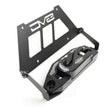 Load image into Gallery viewer, DV8 Offroad Fairlead Mounted Flip-Up License Plate Bracket - Installation View