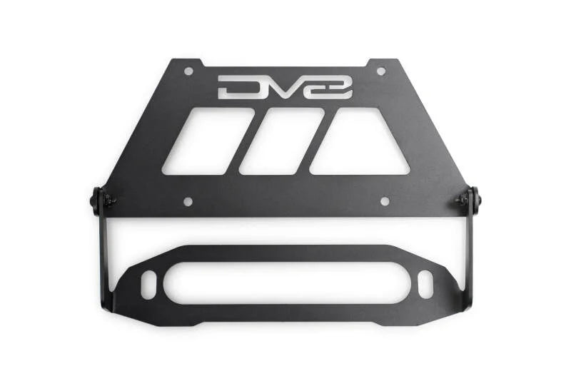 DV8 Offroad Fairlead Mounted Flip-Up License Plate Bracket - Additional View 6