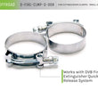 Load image into Gallery viewer, DV8 Offroad Fire Extinguisher Mount Clamps - Small - Installation View