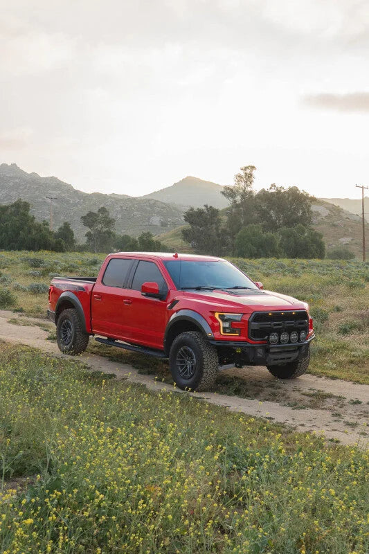 DV8 Offroad Ford 17-20 Ford F-150 Raptor Tube Front Bumper - Installation View