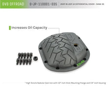 Load image into Gallery viewer, DV8 Offroad HD Dana 35 Diff Cover Cast Iron Gray Powdercoat - Back View