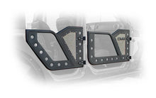 Load image into Gallery viewer, DV8 Offroad Jeep 18+ Wrangler JL / 20+ Gladiator JT Front Rock Doors w/ Perforated Aluminum Mesh - Main Product View