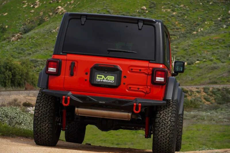 DV8 Offroad Jeep Wrangler (JL) Spare Tire Delete Kit fits Jeep Wrangler (JL) - Installation View