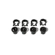 Load image into Gallery viewer, DV8 Offroad Jeep/Dodge/RAM Front Bezel &amp; Rear Clip Replacement Kit for MOPAR Sensors - Set of 4 - Installation View