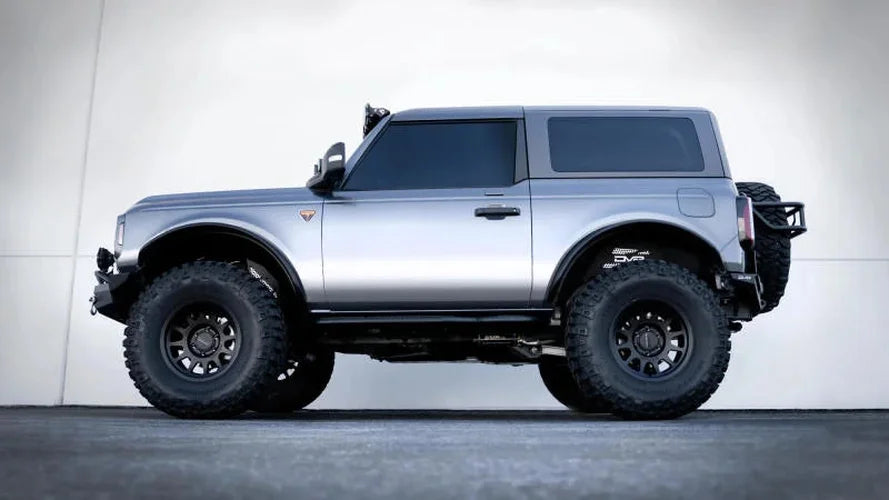 DV8 Offroad 21-23 Ford Bronco OE Plus 2-Door Side Steps - Side View