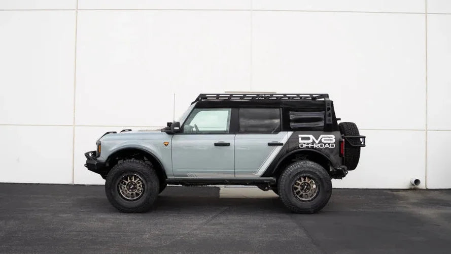 DV8 Offroad 21-23 Ford Bronco Pinch Weld Covers - Installation View