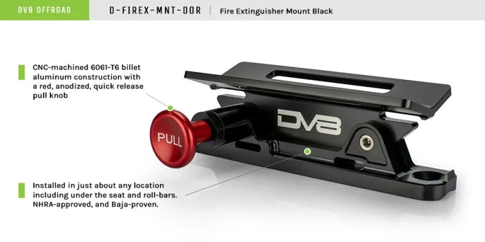 DV8 Offroad Quick Release Fire Extinguisher Mount - Additional View 7