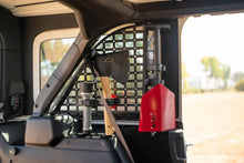 Load image into Gallery viewer, DV8 Offroad Quick Release Molle Panel Tool Mounts - Red - Side View
