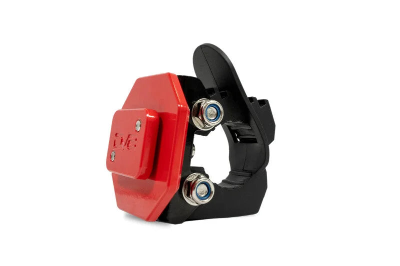 DV8 Offroad Quick Release Molle Panel Tool Mounts - Red - Installation View