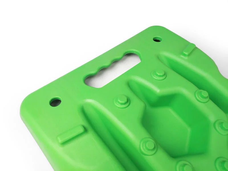 DV8 Offroad Recovery Traction Boards w/ Carry Bag - Green - Back View