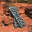 Load image into Gallery viewer, DV8 Offroad Recovery Traction Boards w/ Carry Bag - Olive - Back View