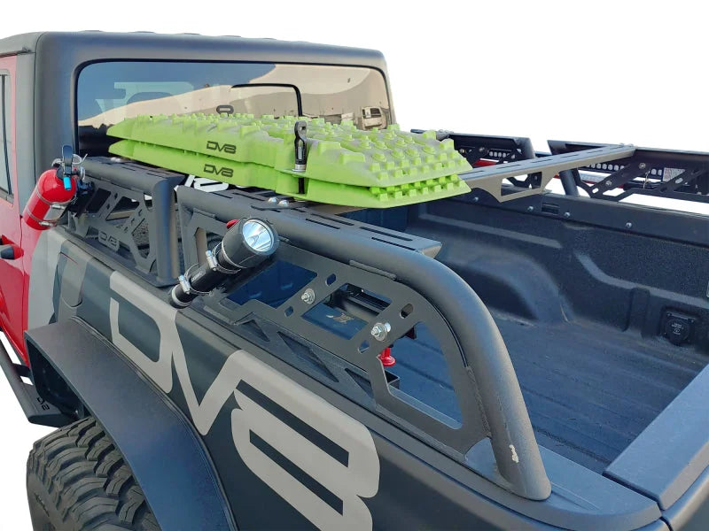 DV8 Offroad Recovery Traction Boards w/ Carry Bag - Red - Installation View