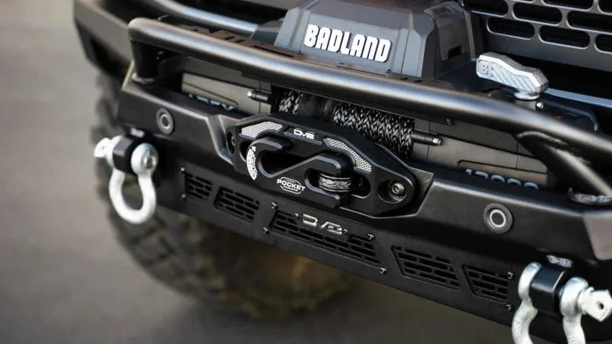 DV8 Offroad 21-23 Ford Bronco Spec Series Front Bumper - Back View