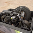 Load image into Gallery viewer, DV8 Offroad Truck Bed Universal Tire Carrier &amp; Accessory Mount - Side View