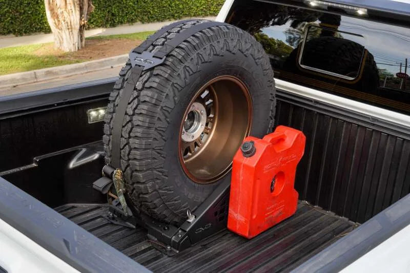 DV8 Offroad Truck Bed Universal Tire Carrier & Accessory Mount - Additional View 16