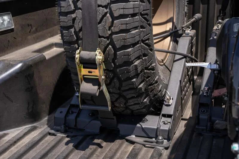 DV8 Offroad Truck Bed Universal Tire Carrier & Accessory Mount - Additional View 17
