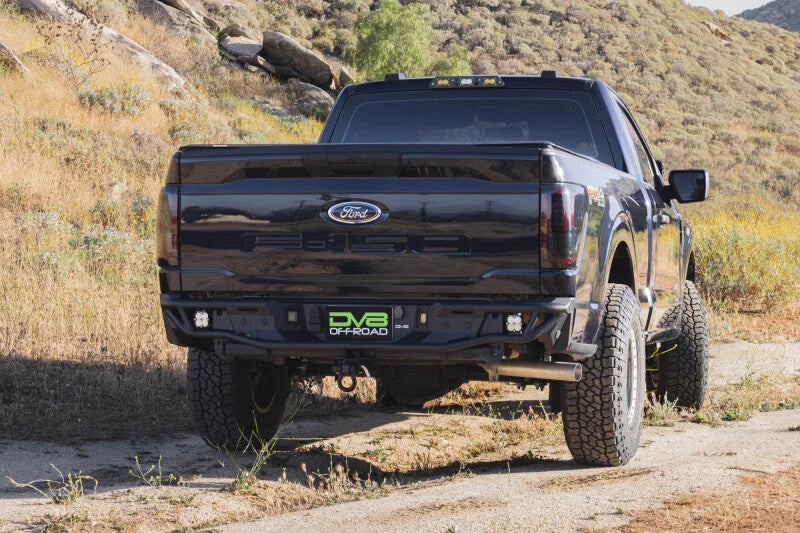 DV8 Offroad Tube Rear Bumper fits 2021-2026 Ford F-150 King Ranch, F-150 Lariat, F-150 Platinum, F-150 Police Responder, F...