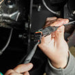 Load image into Gallery viewer, DV8 Offroad Universal 4-Way 1-DTP to 4-DTP Plug Harness - 15ft - Back View