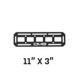 Load image into Gallery viewer, DV8 Offroad Universal Molle Panels - 11In x 3In - Additional View 5