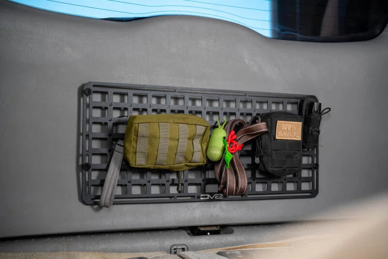 DV8 Offroad Universal Molle Panels - 27In x 12In - Back View