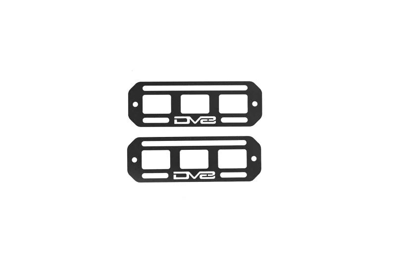 DV8 Offroad Universal Molle Panels - 7In x 2.5In PAIR - Back View