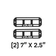 Load image into Gallery viewer, DV8 Offroad Universal Molle Panels - 7In x 2.5In PAIR - Installation View