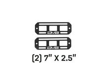 Load image into Gallery viewer, DV8 Offroad Universal Molle Panels - 7In x 2.5In PAIR - Installation View