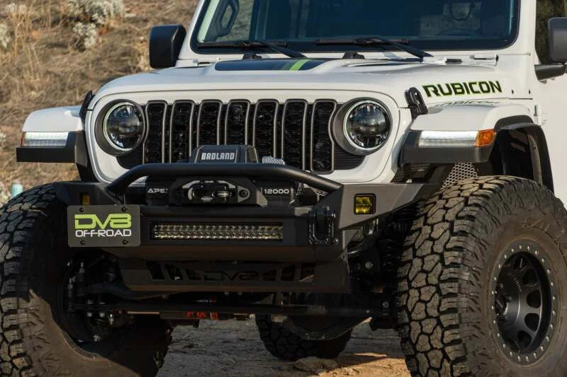 DV8 Offroad Universal Quick Release D-Ring License Plate Mount - Side View