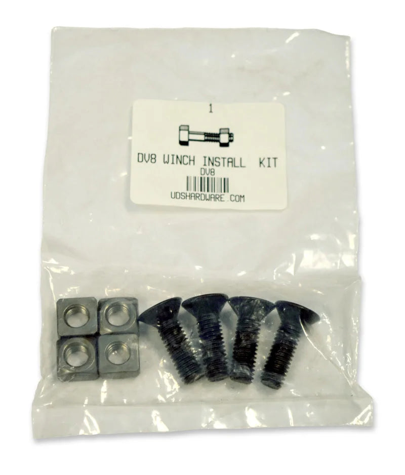 DV8 Offroad Winch Mounting Kit for DV8 12K Winches Used w/ Winch Plates - Main Product View
